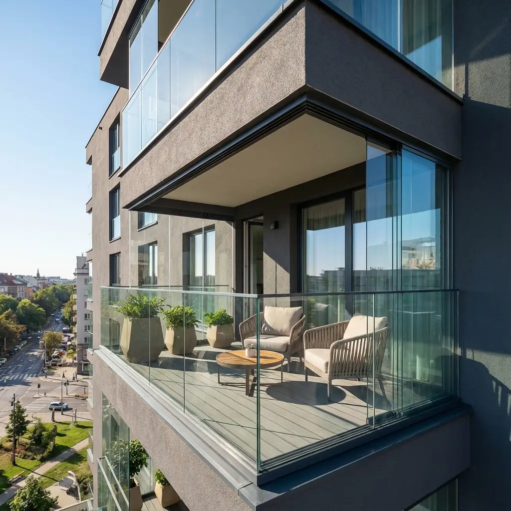 Zasklenie balkóna - realizácia